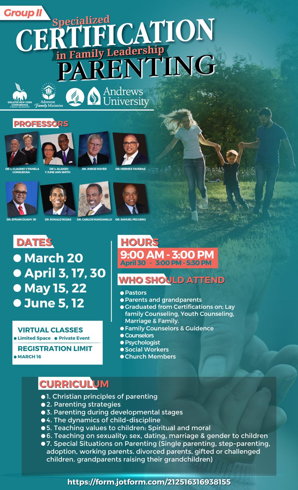 Specialized Certifications in Family Leadership Parenting